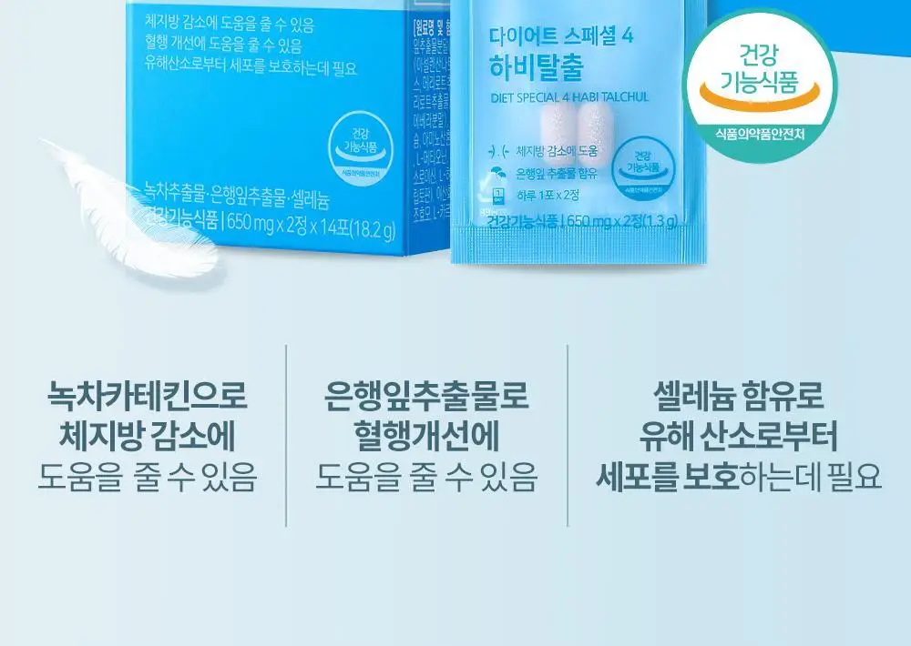 [체지방감소/혈행개선] 그린몬스터 다이어트 스페셜4 하비탈출 14포 (2주분) 상세페이지 7